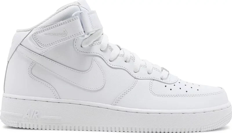 NIKE AIR FORCE 1 MID ‘07 CLEAN WHITE