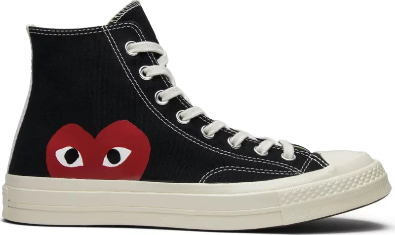 COMME DES GARCONS PLAY X CONVERSE CHUCK 70 HALF HEART
