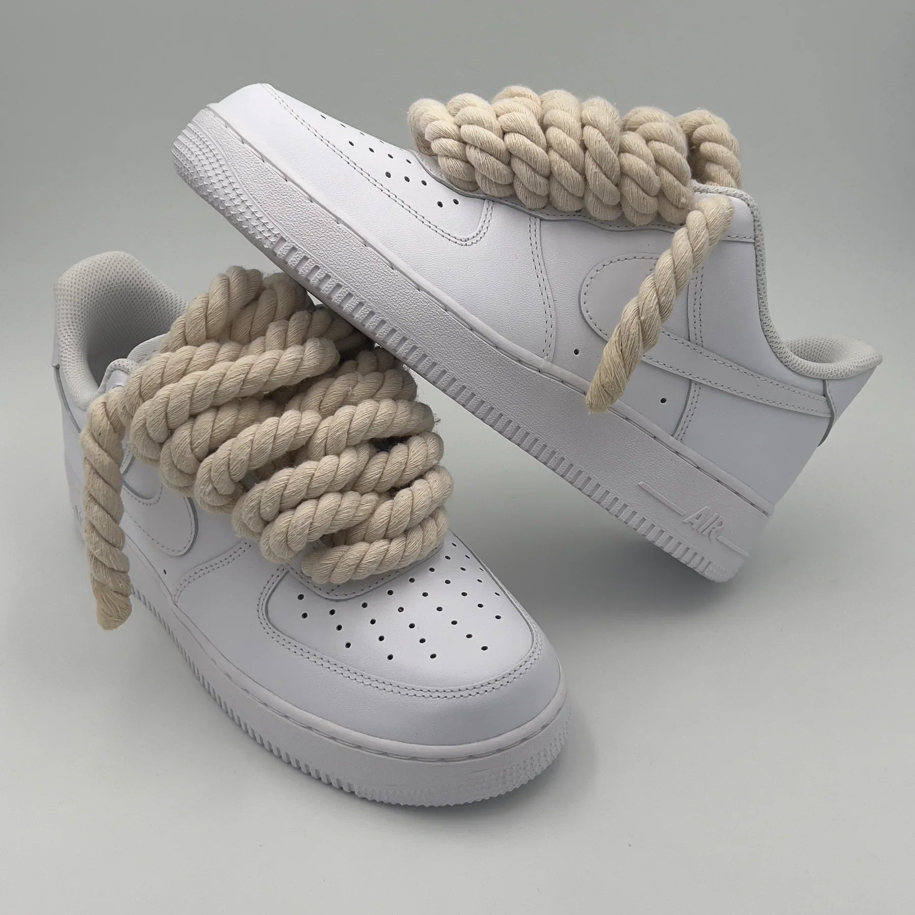 NIKE AIR FORCE 1 CUSTOM "ROPE LACES CREAM" SNEAKERVERSE.CO.ZA
