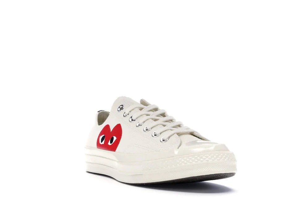 CONVERSE CHUCK TAYLOR ALL STAR 70 OX COMME DES GARCONS PLAY "HALF HEART WHITE"