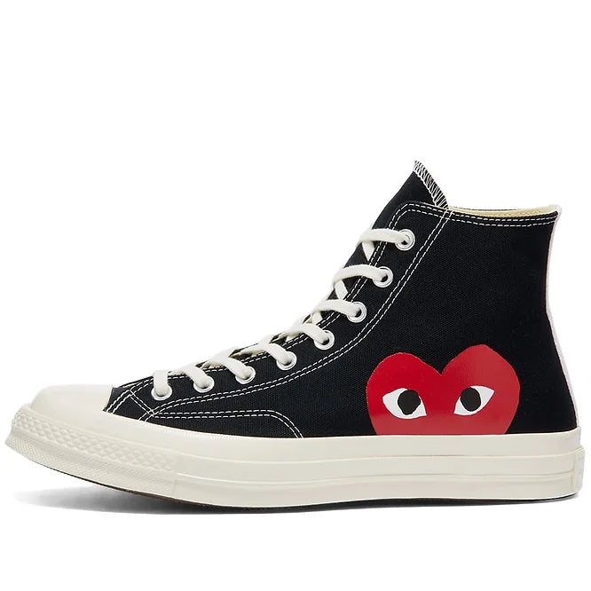 COMME DES GARCONS PLAY X CONVERSE CHUCK 70 HALF HEART