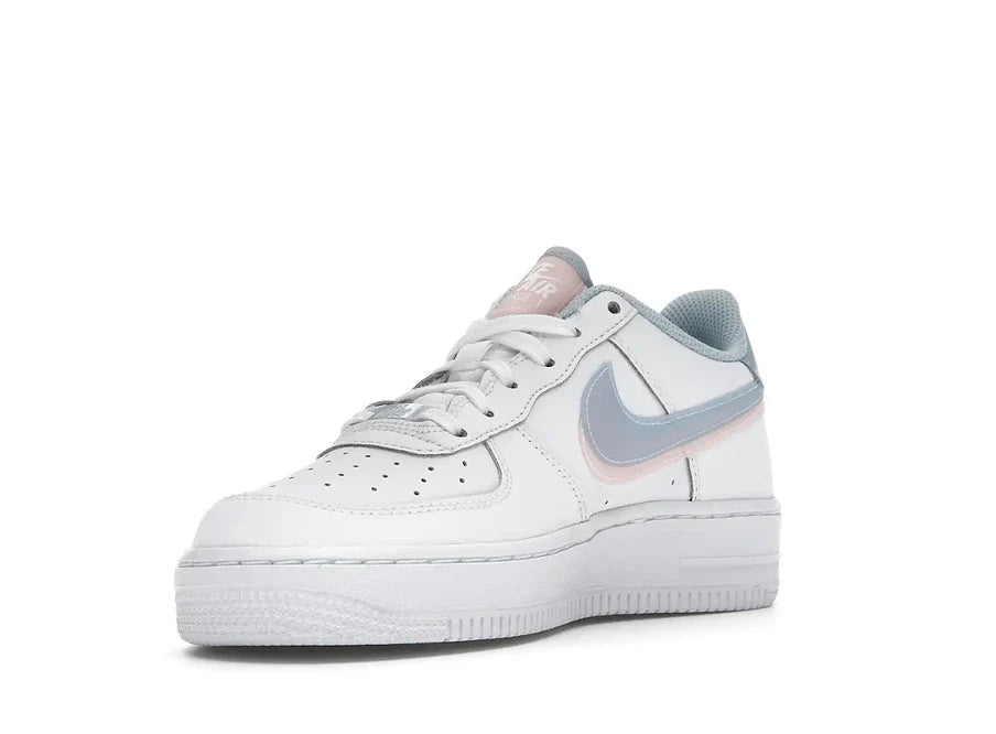 NIKE AIR FORCE 1 LOW LV8 DOUBLE SWOOSH LIGHT ARMORY BLUE