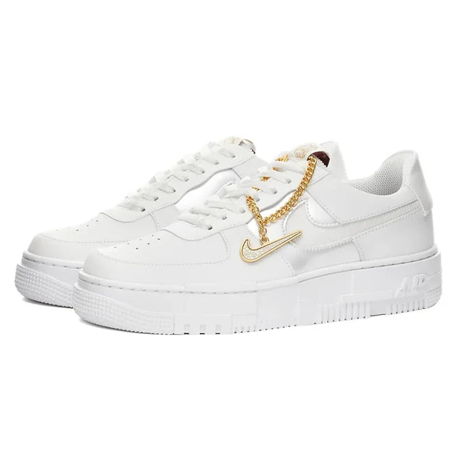 NIKE AIR FORCE 1 PIXEL "GOLD CHAIN"