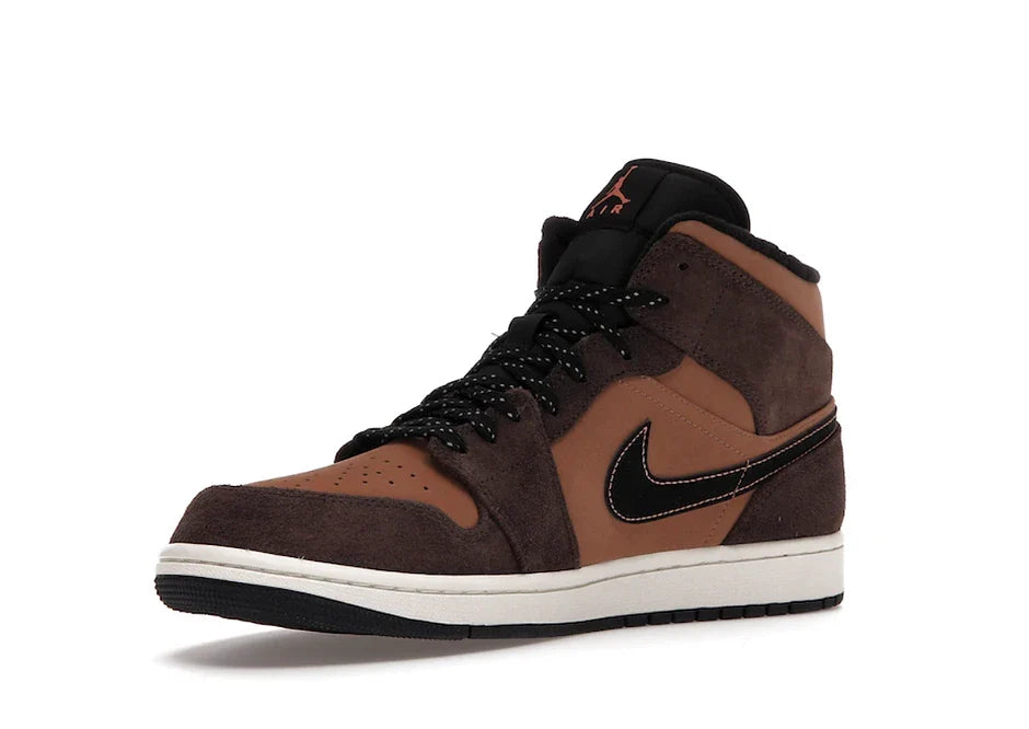 NIKE JORDAN 1 MID SE "DARK CHOCOLATE"