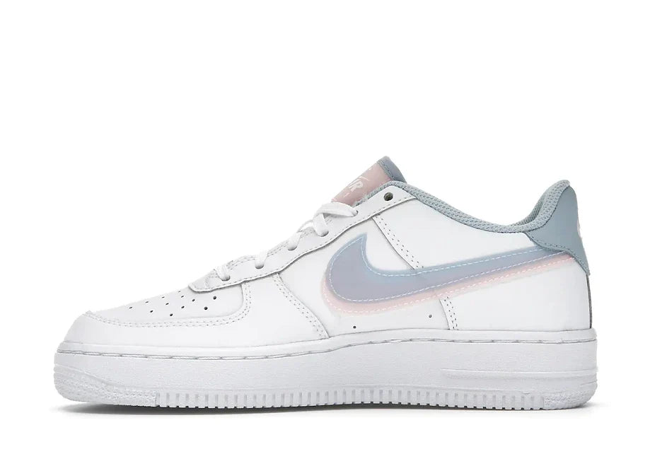 NIKE AIR FORCE 1 LOW LV8 DOUBLE SWOOSH LIGHT ARMORY BLUE