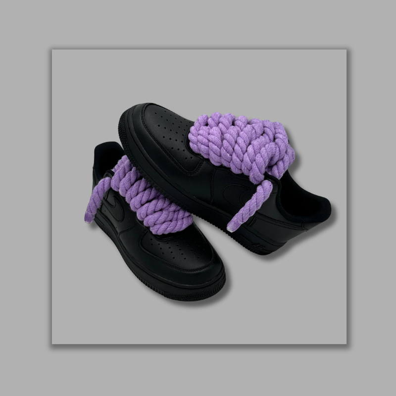 ROPE LACED AIR FORCE 1S