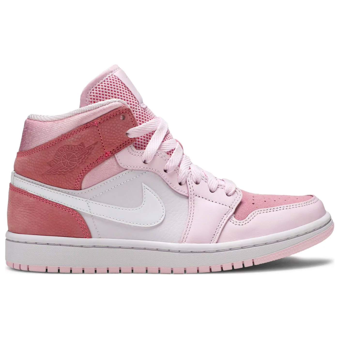 NIKE AIR JORDAN 1 MID DIGITAL PINK