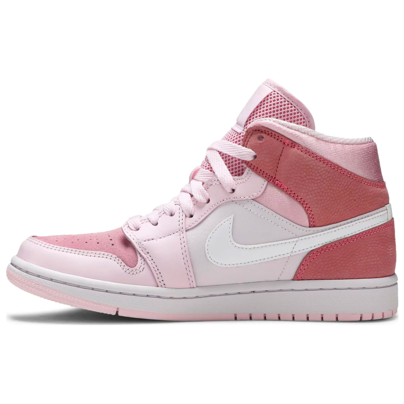 NIKE AIR JORDAN 1 MID DIGITAL PINK