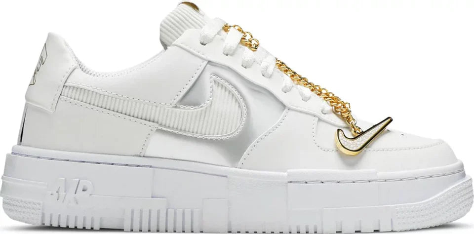 NIKE AIR FORCE 1 PIXEL "GOLD CHAIN"