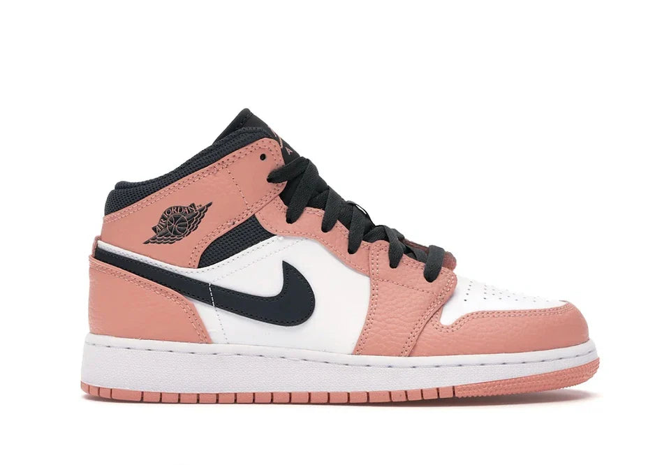 NIKE AIR JORDAN RETRO 1 MID PINK QUARTZ