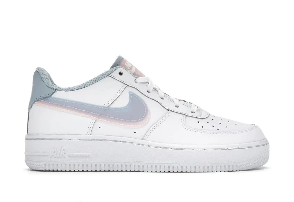 NIKE AIR FORCE 1 LOW LV8 DOUBLE SWOOSH LIGHT ARMORY BLUE