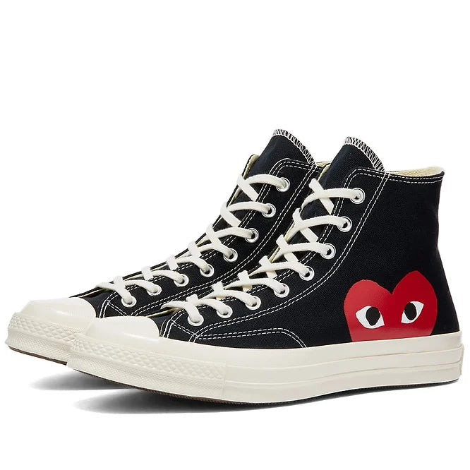 COMME DES GARCONS PLAY X CONVERSE CHUCK 70 HALF HEART