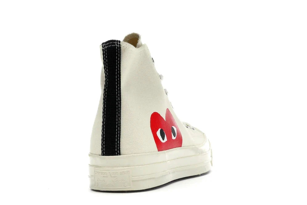 CONVERSE CHUCK TAYLOR ALL STAR 70 HI COMMES DES GARCONS WHITE