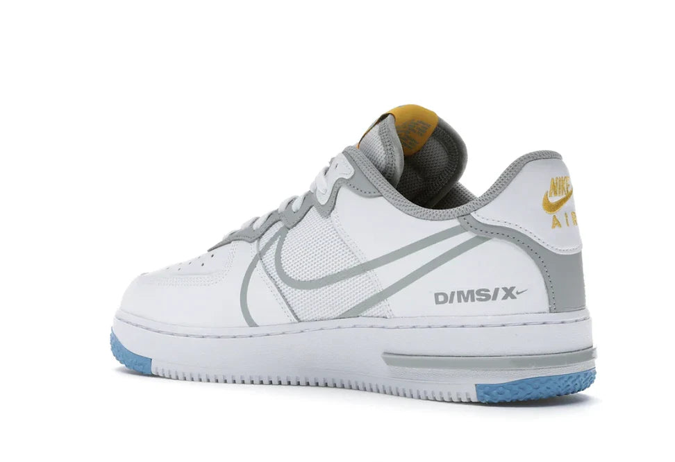 NIKE AIR FORCE 1 REACT LIGHT SMOKE GREY