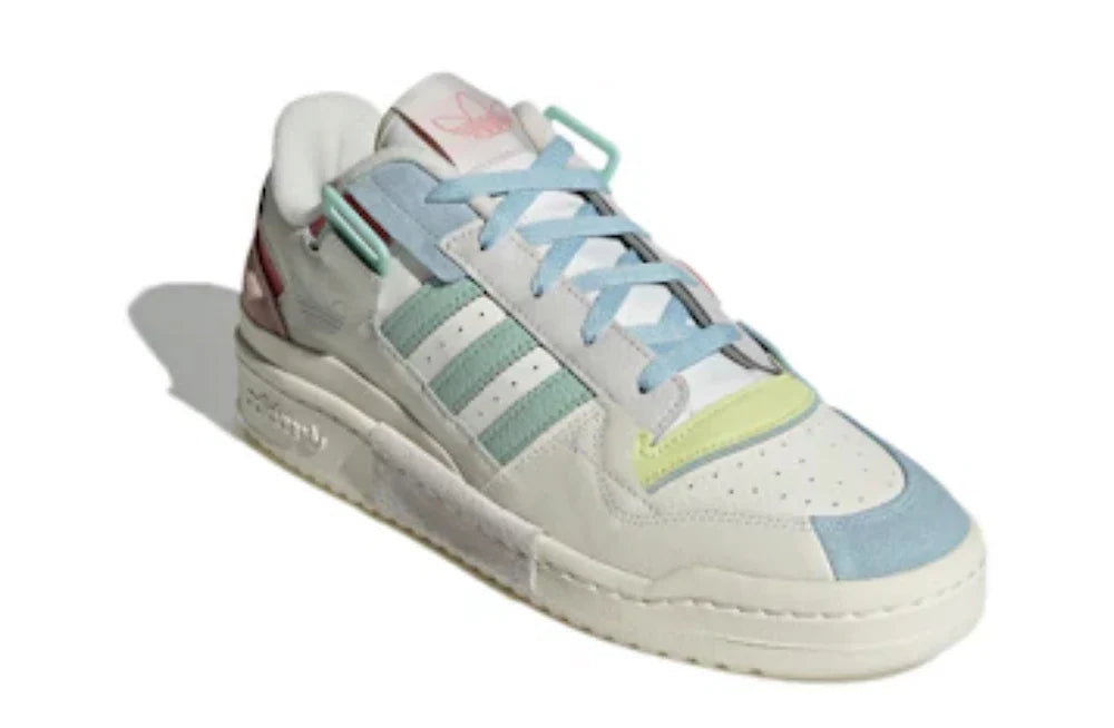 ADIDAS FORUM WHITW/PINK/BLUE