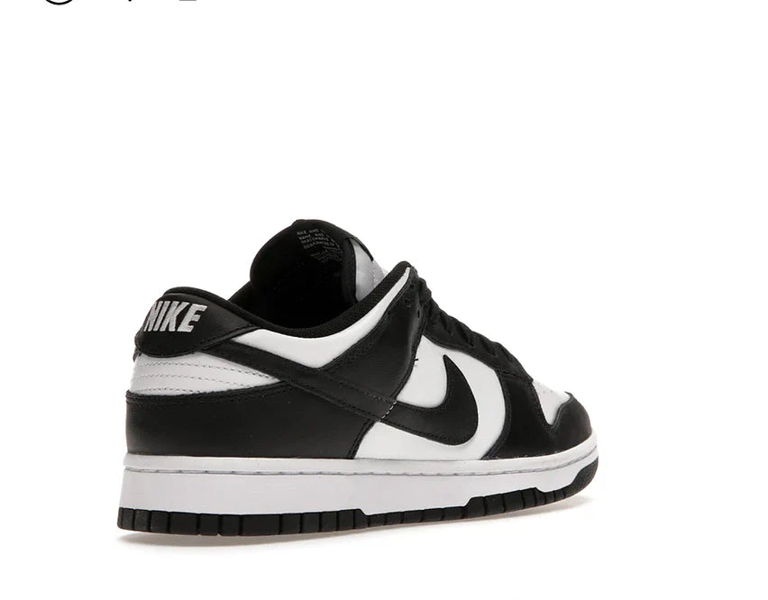 NIKE DUNK LOW BLACK/WHITE