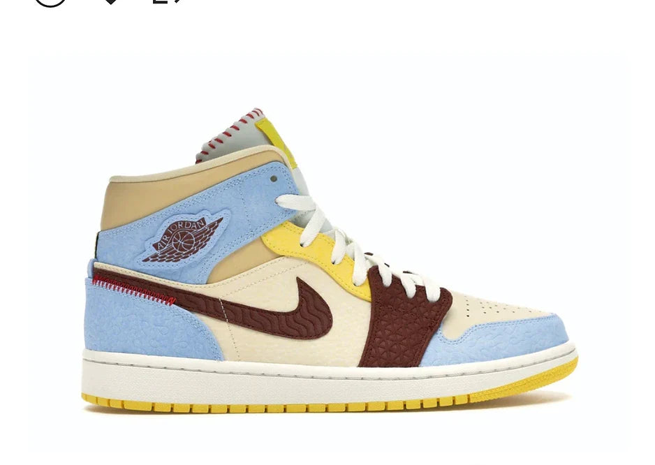 NIKE AIR JORDAN 1 MID SE FEARLESS