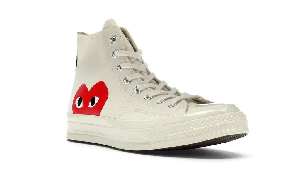 CONVERSE CHUCK TAYLOR ALL STAR 70 HI COMMES DES GARCONS WHITE