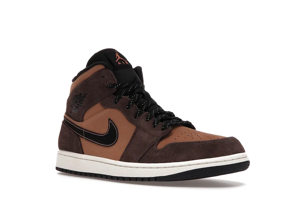 NIKE JORDAN 1 MID SE "DARK CHOCOLATE"