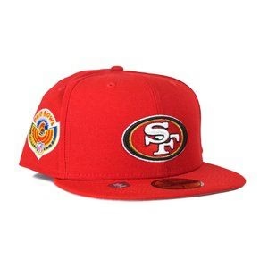 NEW ERA SAN FRANSISCO 49ERS 59FIFTY FITTED HAT PRO BOWL SIDE PATCH