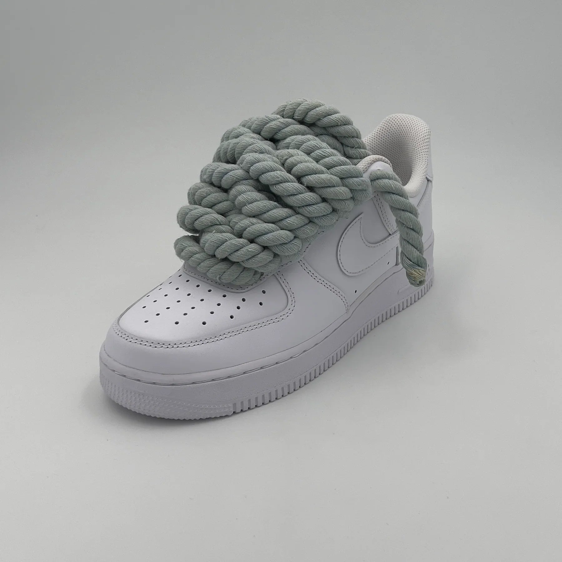 NIKE AIR FORCE 1 ROPE LACE GREY