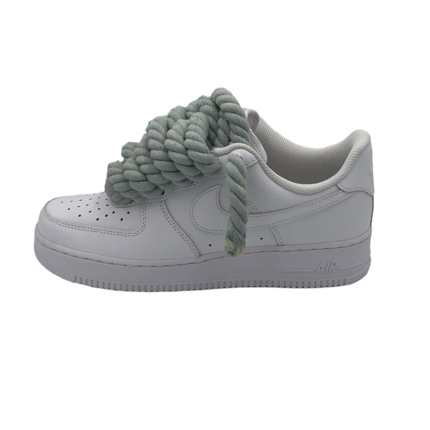 NIKE AIR FORCE 1 ROPE LACE GREY